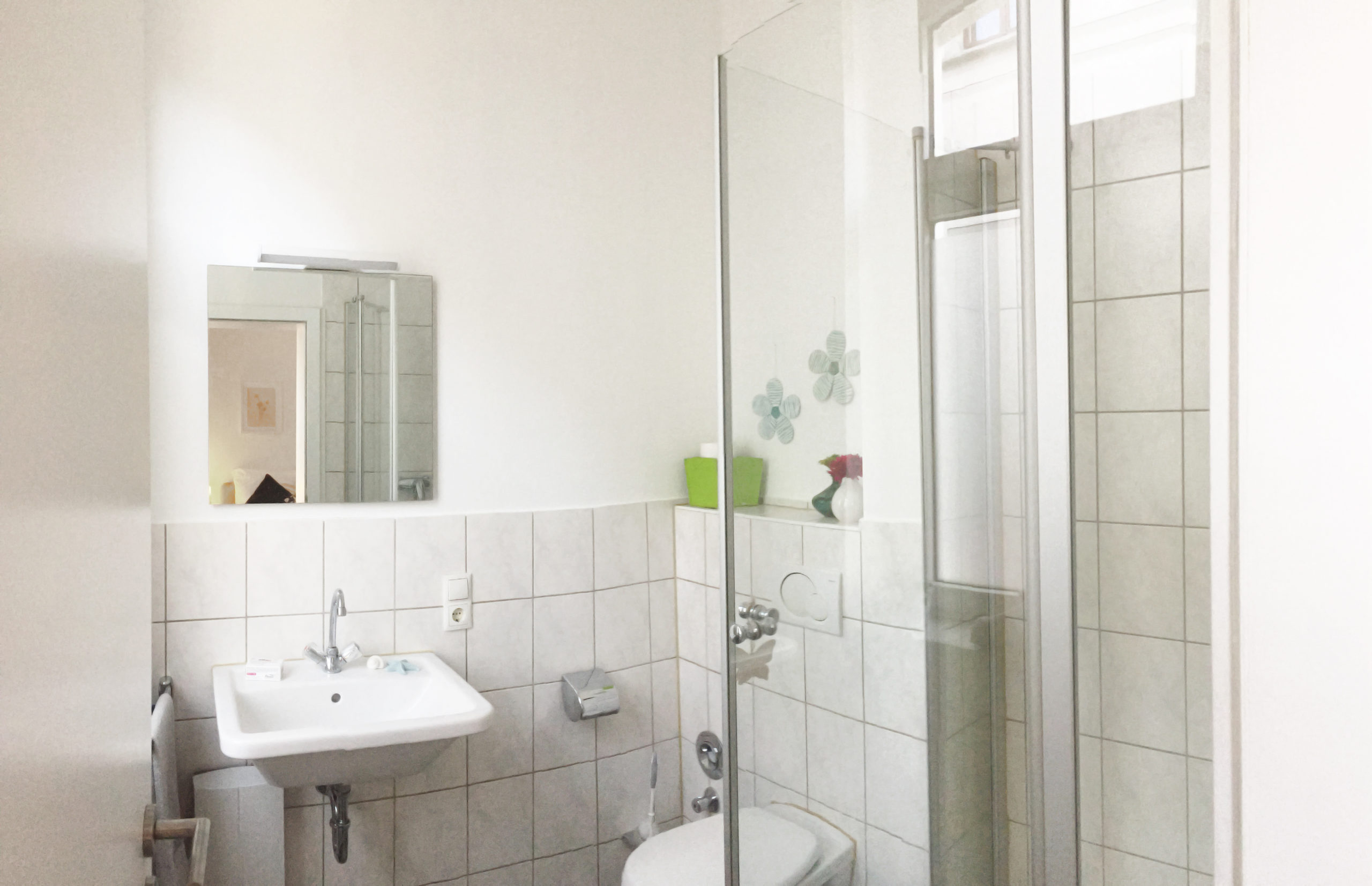 Badezimmer im Römerburg Apartment 2