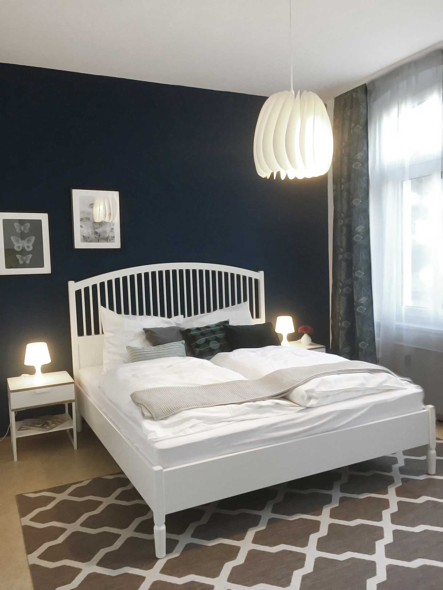 Doppelbett Gesamt im Römerburg Apartment 3
