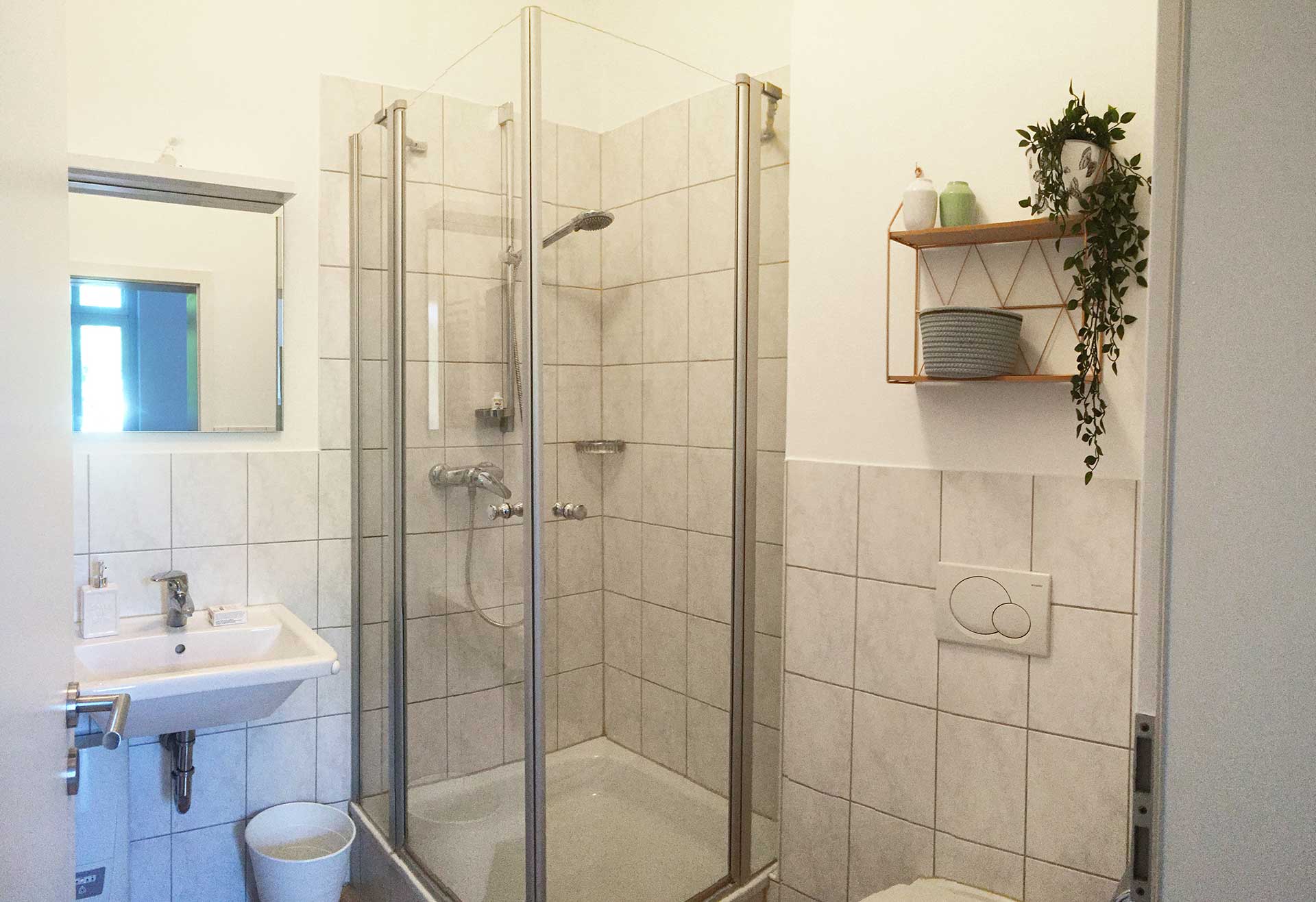 Badezimmer im Römerburg Apartment 3